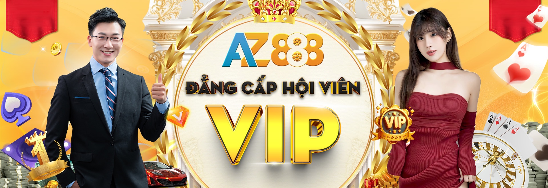 Ưu đãi cực sốc dành khi trở thành hội viên VIP AZ888